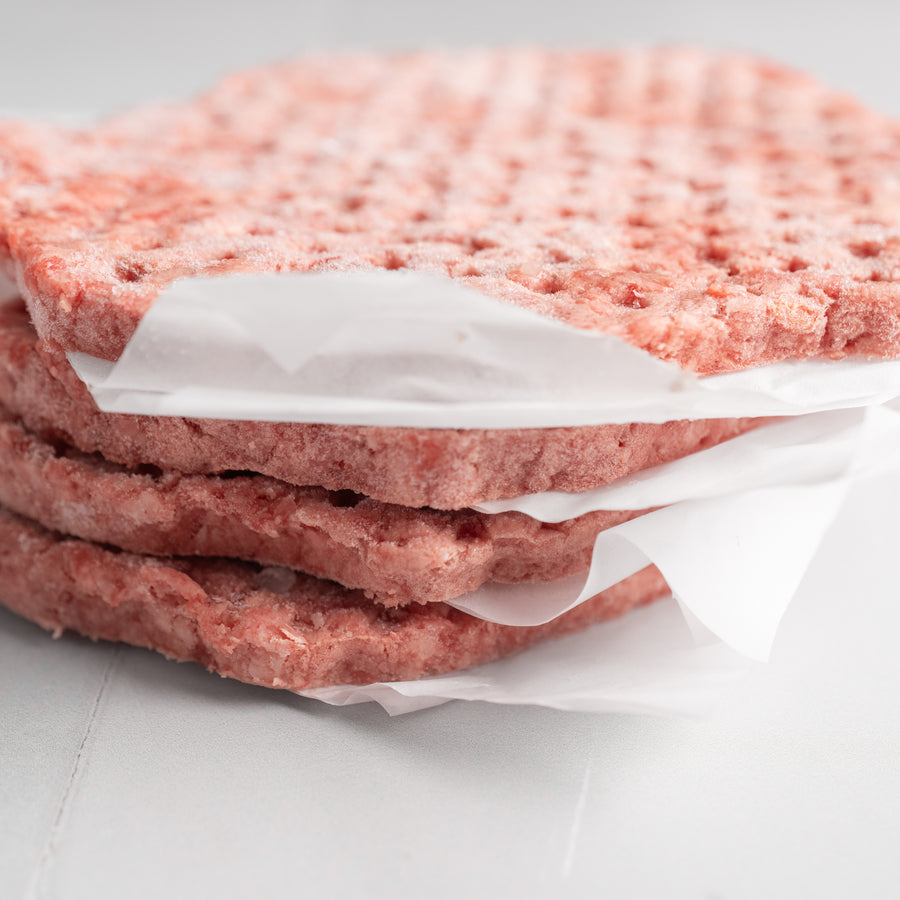Detalle de patty para smash burger