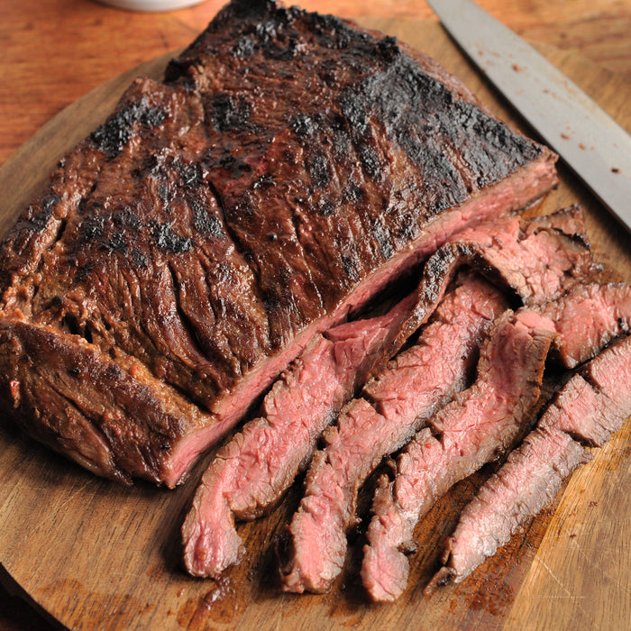 Vacío asado y rebanado